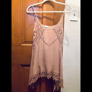 Nude Lace Tank Top from Altar’d State